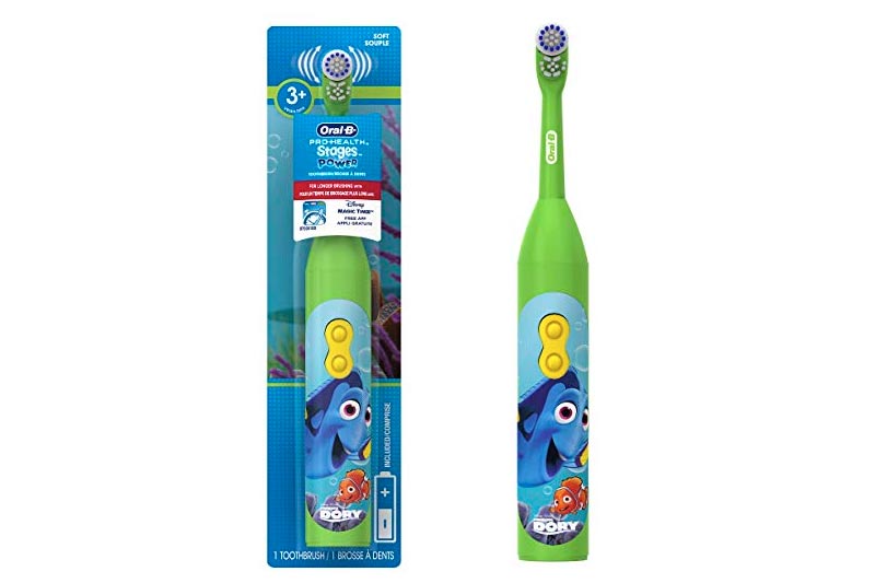 Oral-B Pro-Health Stages Battery Powered Kids Toothbrush featuring Disney's Finding Dory, Extra Soft Bristles, 1 Count