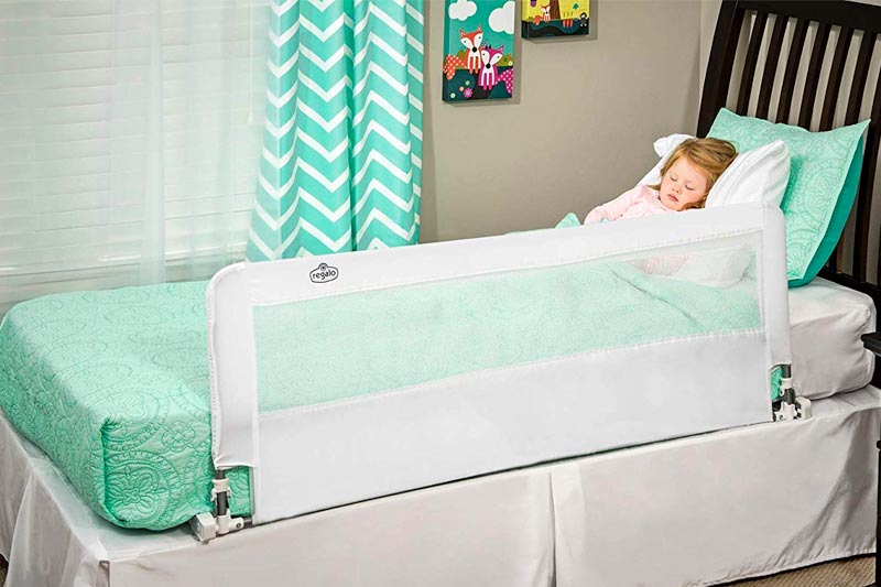 Regalo Hide Away Extra Long Bed Rail, White