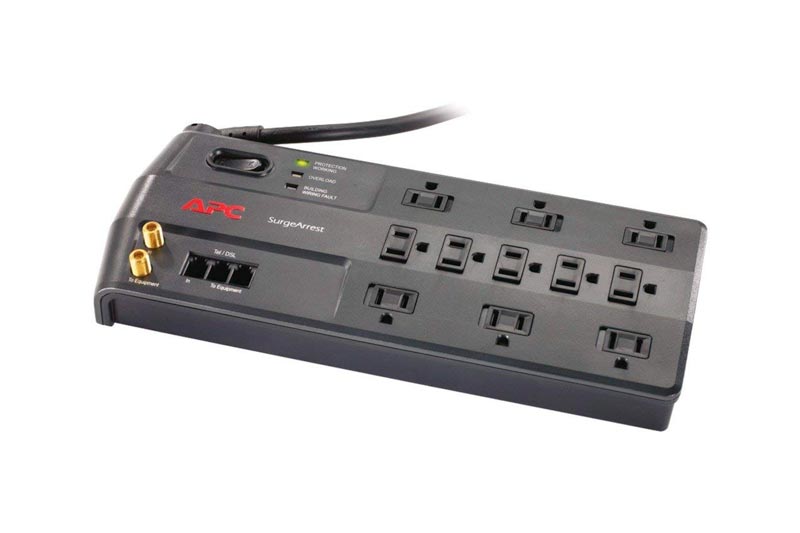 APC 11-Outlet Surge Protector 3020 Joules with Telephone, DSL and Coaxial Protection, SurgeArrest Performance (P11VT3)