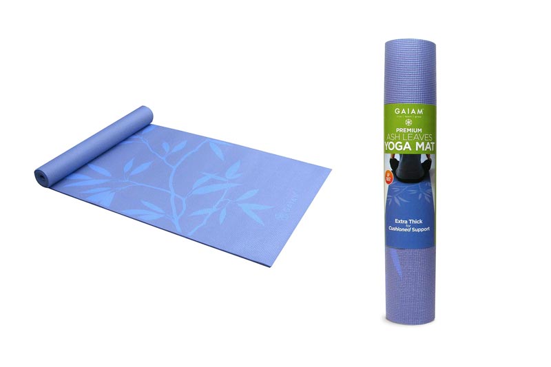 Gaiam Yoga Mat - Premium 6mm Print Extra Thick Exercise & Fitness Mat for All Types of Yoga, Pilates & Floor Exercises (68" x 24" x 6mm Thick)