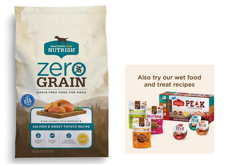 Rachael Ray Nutrish Zero Grain Natural Grain Free Dry Dog Food