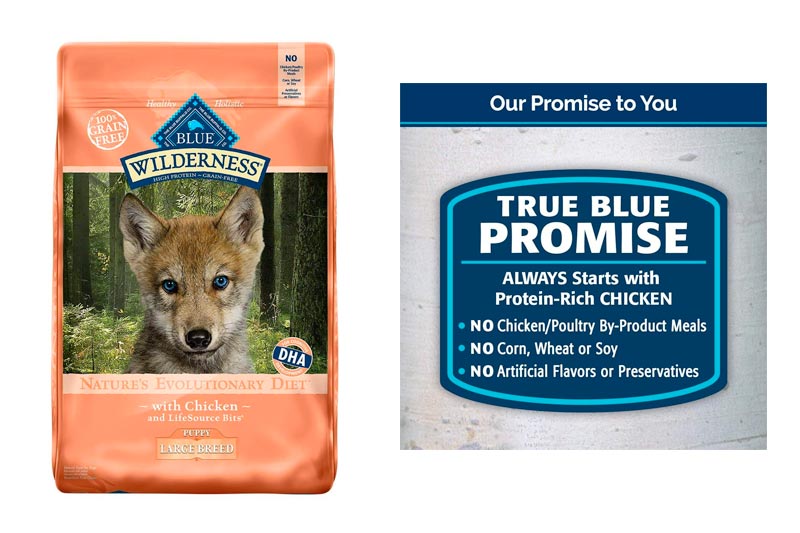 BLUE Wilderness High Protein Grain Free Puppy Dry Dog Food