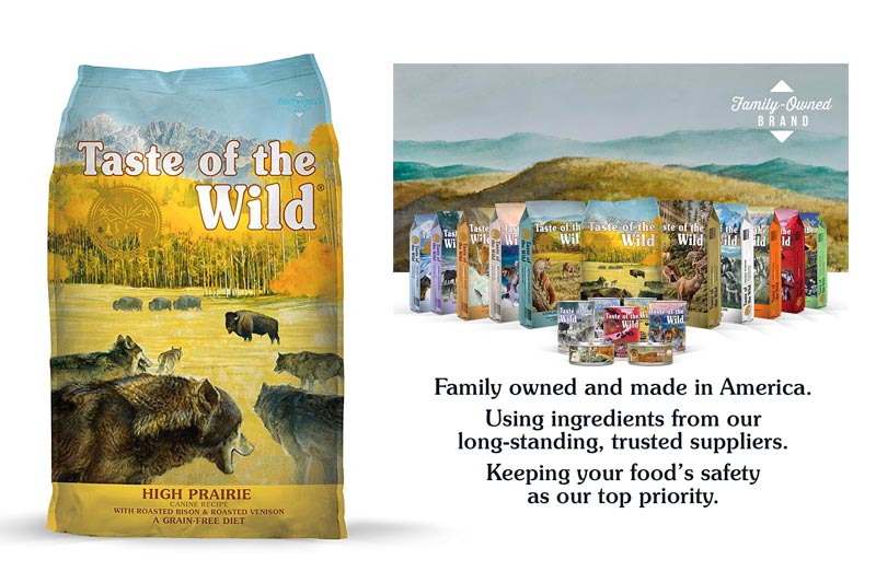Taste of the Wild Grain Free High Protein Real Meat Recipe Premium Dry Dog Food