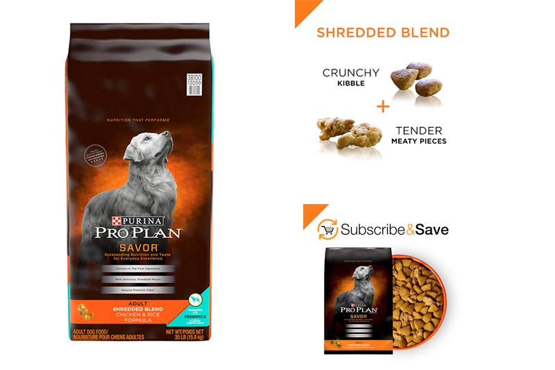 Purina Pro Plan SAVOR Shredded Blend Formula Adult Dry Dog Food