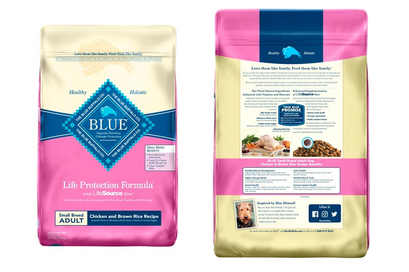 Blue Buffalo Life Protection Formula Natural Adult Dry Dog Food Small Breed Chicken & Brown Rice