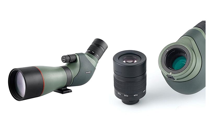 High power waterproof binoculars for birding (20-60x82ED) low light level night vision viewing mirror