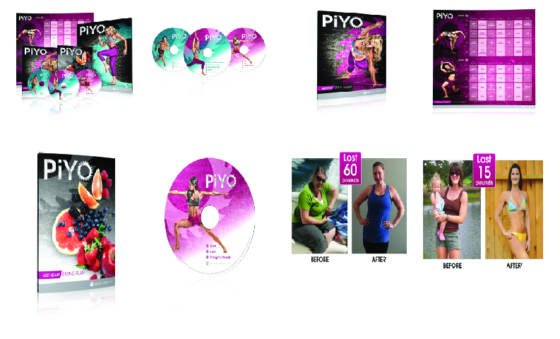 Beachbody PiYo DVD Workout | Pilates/Yoga Workout Includes Comprehensive Fitness Guide & Nutrition Plan